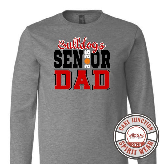 Bulldogs Senior Dad 2026 Basketball