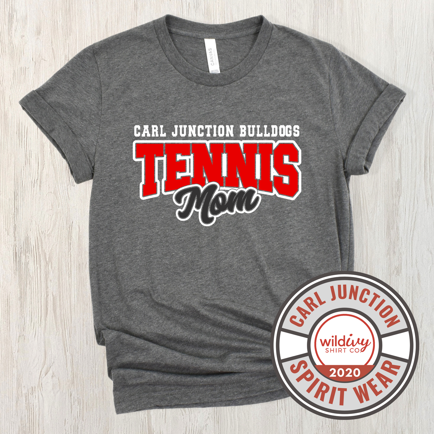 Carl Junction Bulldogs Tennis Mom