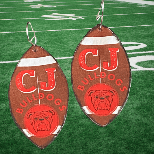 Carl Junction Bulldogs Earrings