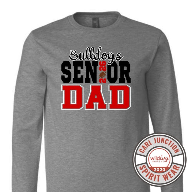 Bulldogs Senior Dad 2026 Football
