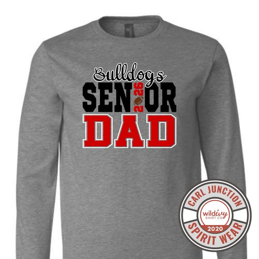 Bulldogs Senior Dad 2026 Football